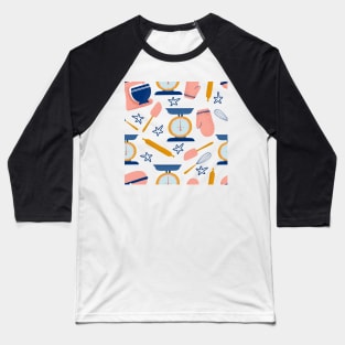 Home Baking Pattern Baseball T-Shirt